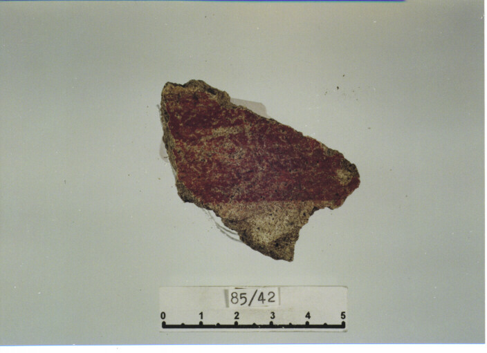 intonaco dipinto - SCUOLA CAMPANA (SECC. XI/ XII D.C)