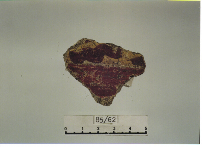 intonaco dipinto - SCUOLA CAMPANA (SECC. XI/ XII D.C)