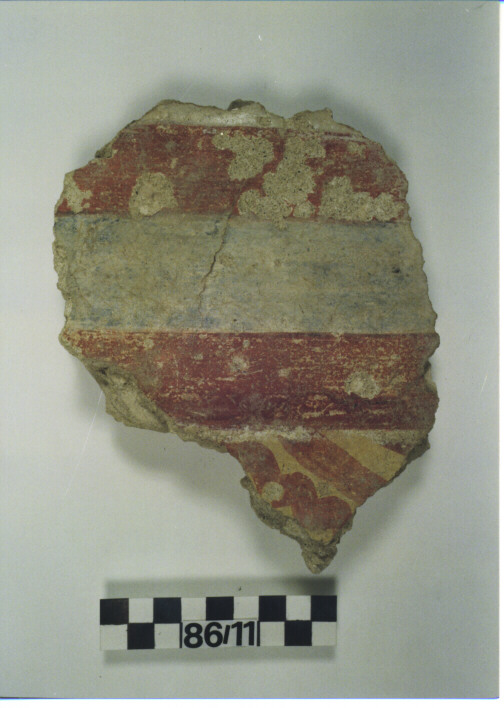 intonaco dipinto - SCUOLA CAMPANA (SECC. XI/ XII D.C)