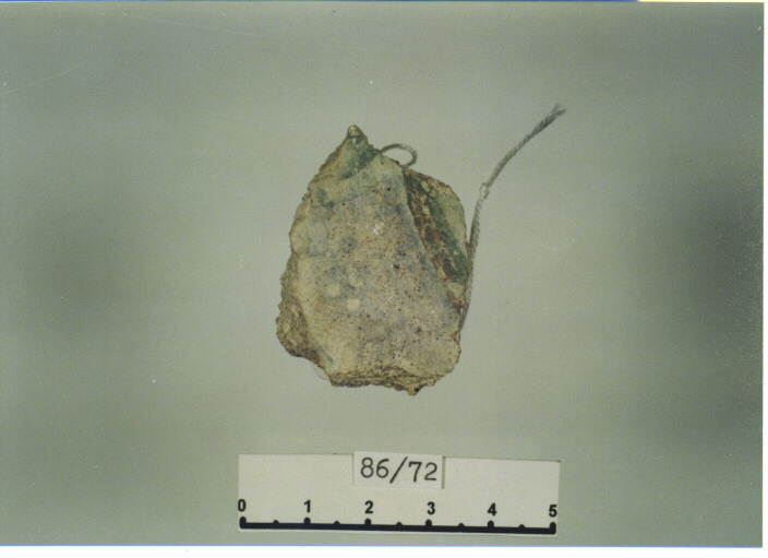 intonaco dipinto - SCUOLA CAMPANA (SECC. XI/ XII D.C)