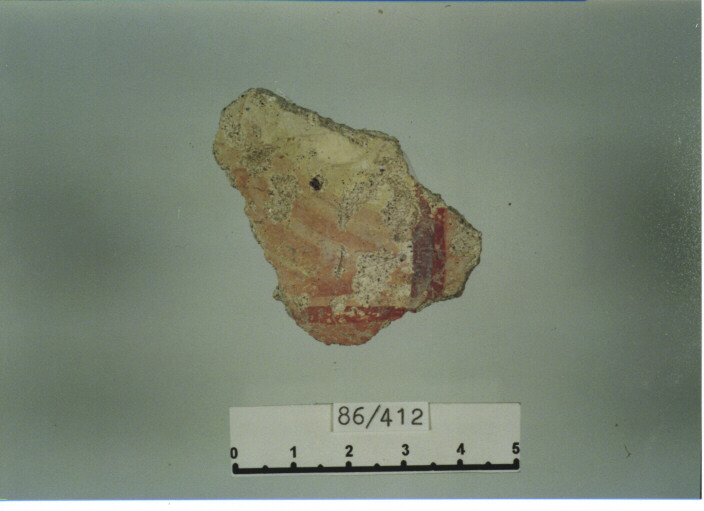 intonaco dipinto - SCUOLA CAMPANA (SECC. XI/ XII D.C)