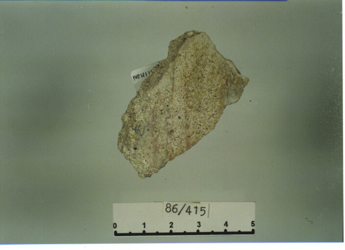 intonaco dipinto - SCUOLA CAMPANA (SECC. XI/ XII D.C)