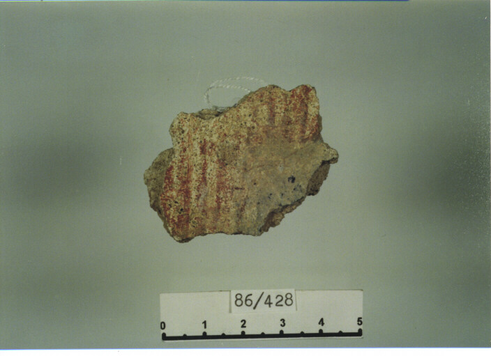 intonaco dipinto - SCUOLA CAMPANA (SECC. XI/ XII D.C)