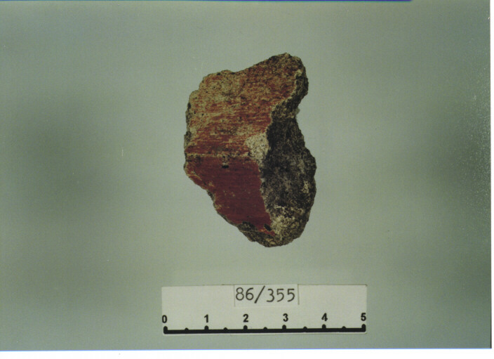 intonaco dipinto - SCUOLA CAMPANA (SECC. XI/ XII D.C)