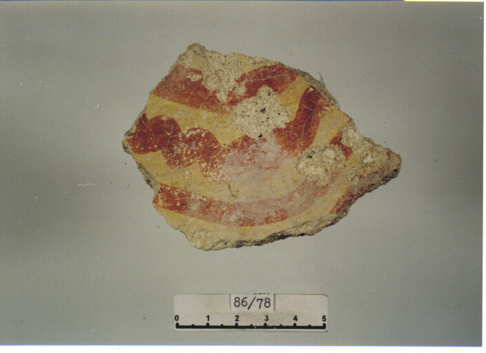 intonaco dipinto - SCUOLA CAMPANA (SECC. XI/ XII D.C)