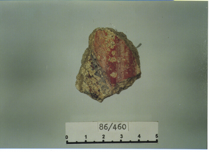 intonaco dipinto - SCUOLA CAMPANA (SECC. XI/ XII D.C)