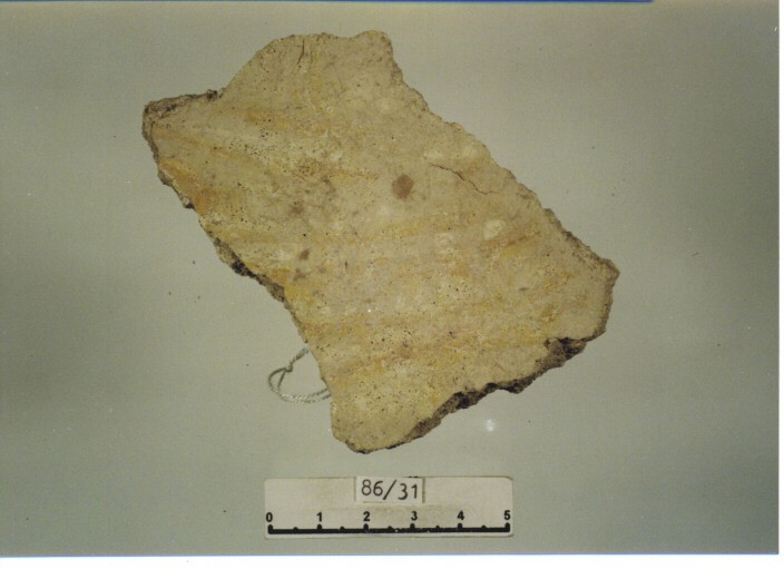 intonaco dipinto - SCUOLA CAMPANA (SECC. XI/ XII D.C)