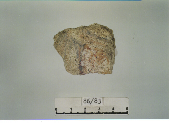 intonaco dipinto - SCUOLA CAMPANA (SECC. XI/ XII D.C)