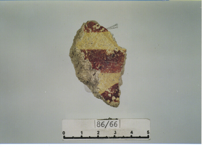 intonaco dipinto - SCUOLA CAMPANA (SECC. XI/ XII D.C)