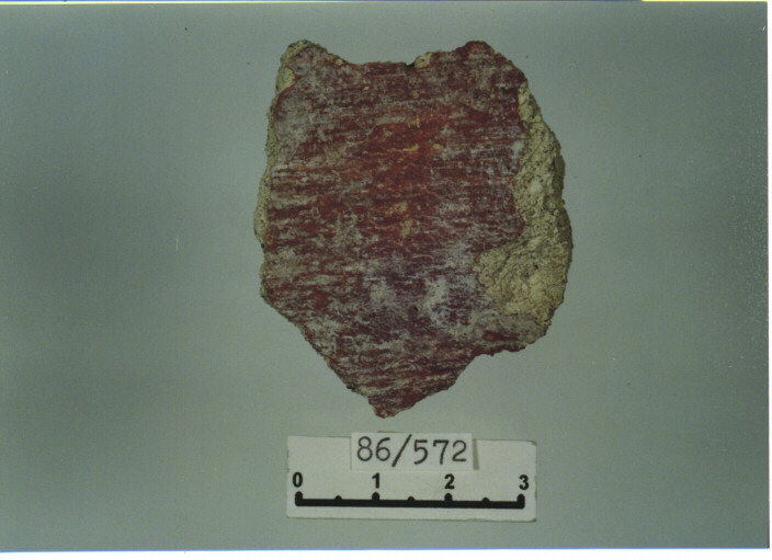 intonaco dipinto - SCUOLA CAMPANA (SECC. XI/ XII D.C)