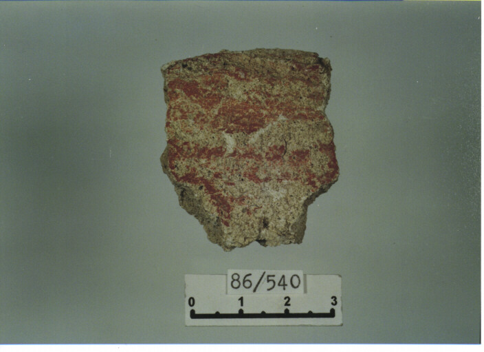 intonaco dipinto - SCUOLA CAMPANA (SECC. XI/ XII D.C)