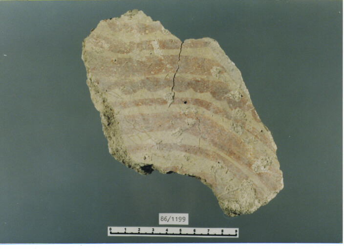 intonaco dipinto - SCUOLA CAMPANA (SECC. XI/ XII D.C)