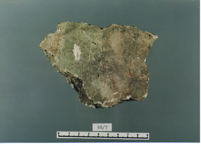 intonaco dipinto - SCUOLA CAMPANA (SECC. XI/ XII D.C)