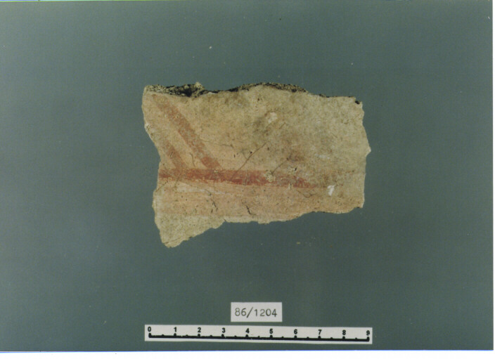 intonaco dipinto - SCUOLA CAMPANA (SECC. XI/ XII D.C)