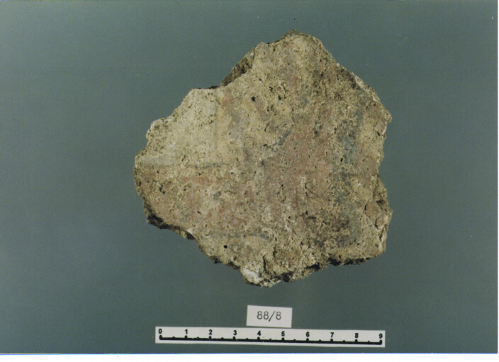 intonaco dipinto - SCUOLA CAMPANA (SECC. XI/ XII D.C)