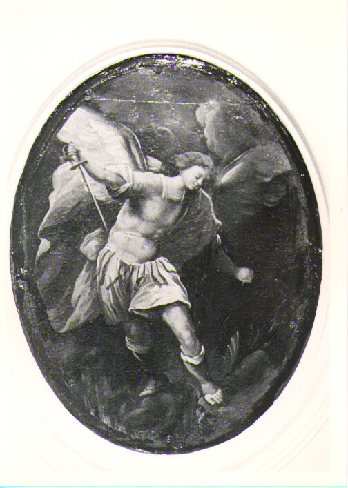 San Michele trafigge il demonio, San Michele Arcangelo (dipinto) di Conversi Giovanni Battista (e aiuti) (primo quarto sec. XVIII)
