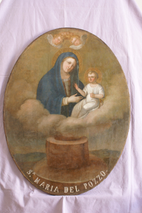 Madonna del Pozzo, Madonna con Bambino (dipinto) di Donadio G (attribuito) (primo quarto sec. XIX)