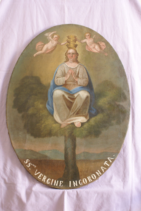 Madonna Incoronata (dipinto) di Donadio G (attribuito) (primo quarto sec. XIX)