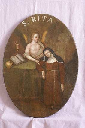 Santa Rita (dipinto) di Donadio G (attribuito) (primo quarto sec. XIX)