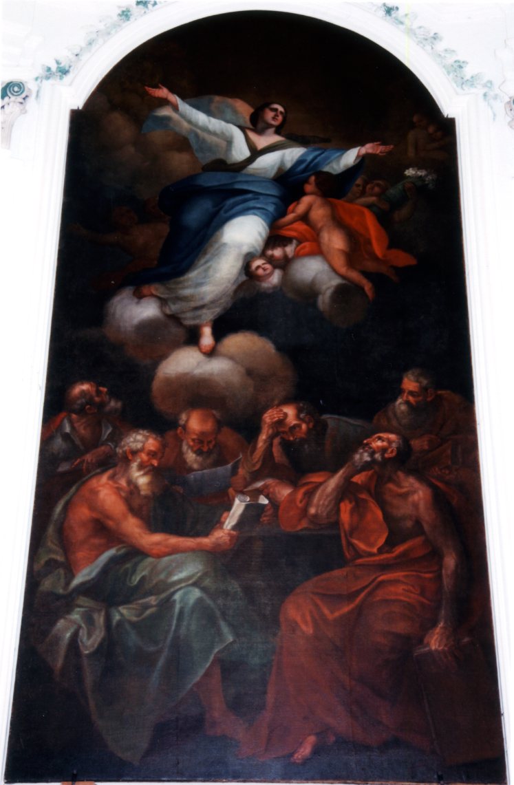 Assunzione della Madonna (dipinto) di Donadio G (attribuito) (primo quarto sec. XIX)