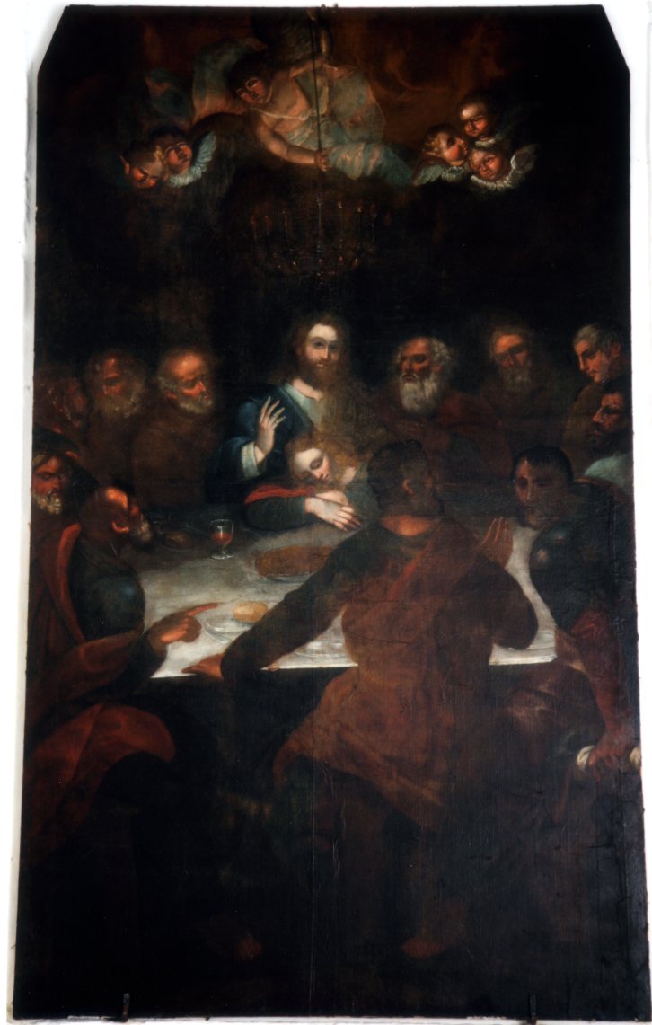 Ultima cena (dipinto) di Donadio G (attribuito) (primo quarto sec. XIX)