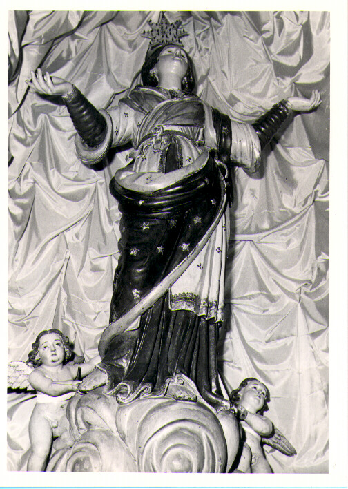 Madonna Assunta (scultura) - bottega napoletana (prima metà sec. XIX)