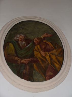 Incontro tra San Giuseppe e San Zaccaria, San Giuseppe e San Zaccaria (dipinto) - ambito lucano (prima metà sec. XIX)