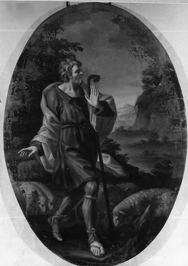 Mosè e il roveto ardente, Mosè (dipinto) - ambito Italia meridionale (prima metà sec. XVIII)