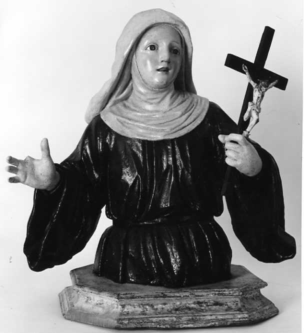 Santa Rita da Cascia (scultura) di Nicola Fumo (bottega) (primo quarto sec. XVIII)