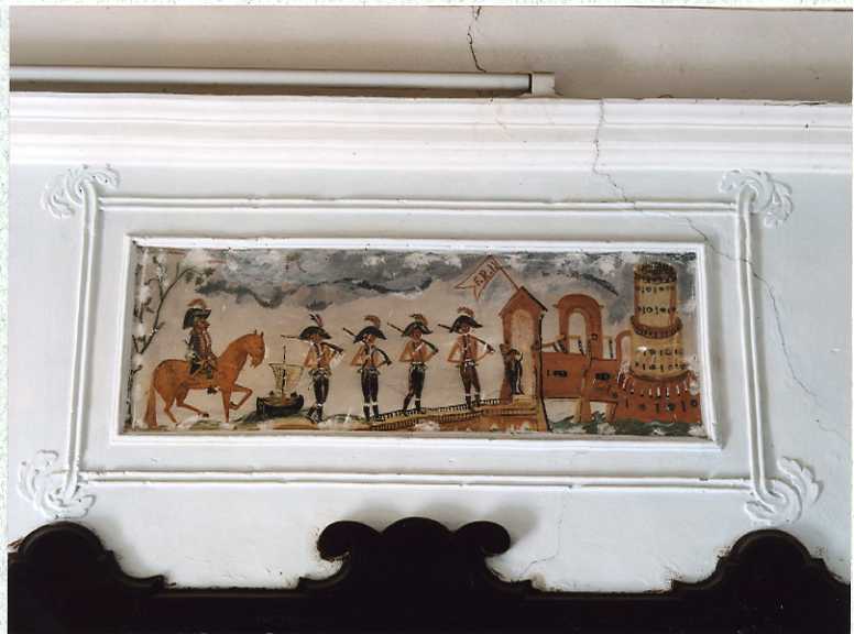 Soldati (dipinto murale) - ambito lucano (XX)
