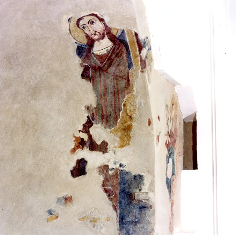 Deesis, S. Giovanni Battista (dipinto - dipinto murale, elemento d'insieme) - ambito Italia meridionale (prima metà sec. XIV)