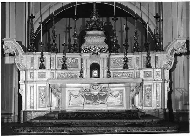 altare maggiore - ambito Italia meridionale (seconda metà XVIII)