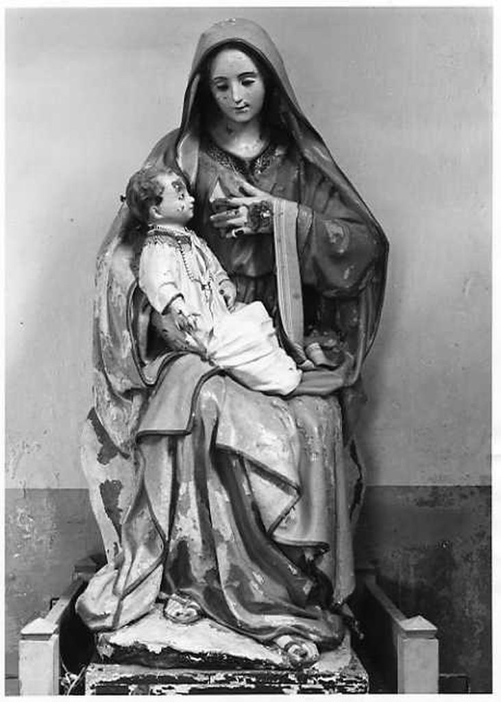 Madonna del latte (gruppo scultoreo processionale) - ambito Italia meridionale (prima metà sec. XX)