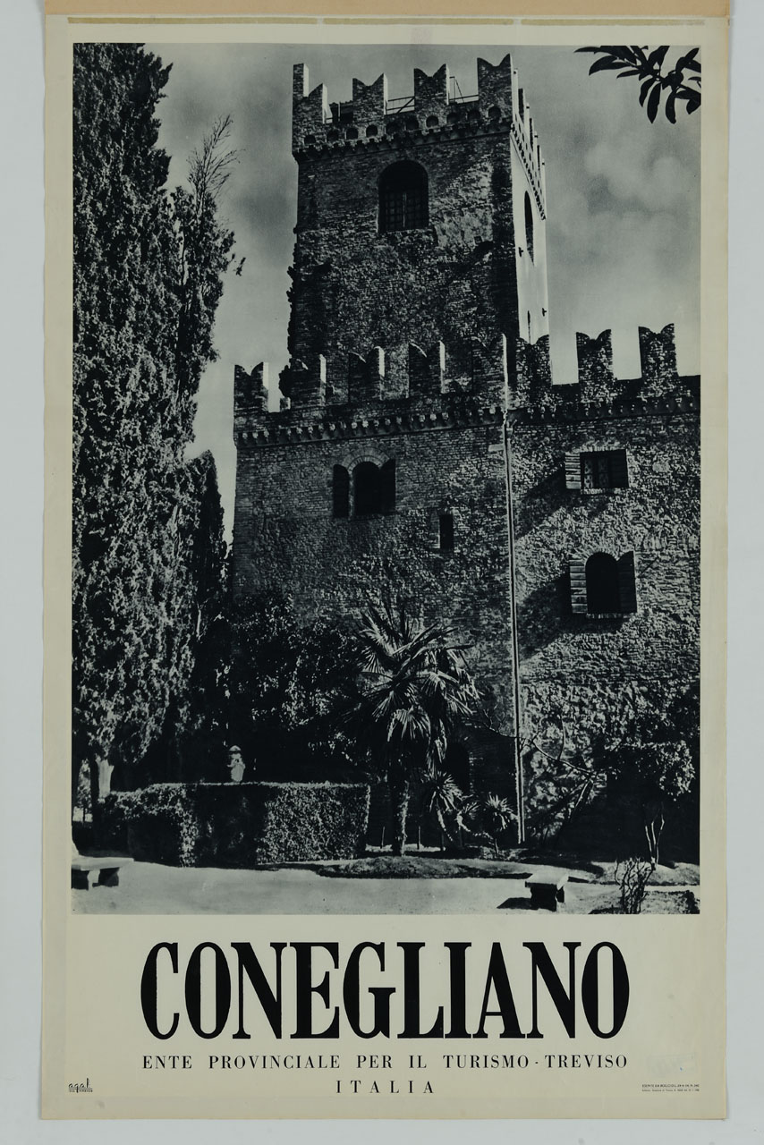 torre della campana nel castello di Conegliano (manifesto) - ambito italiano (sec. XX)