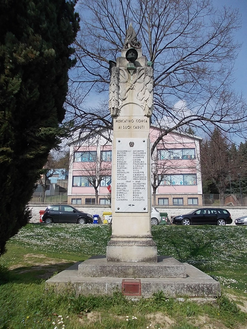 figura di soldato (monumento ai caduti) - ambito marchigiano (terzo quarto XX)