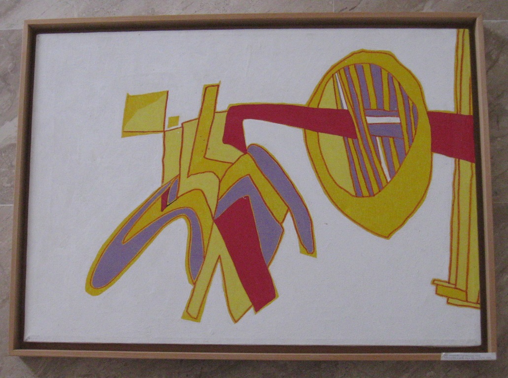 False parallele su giallo, soggetto assente (dipinto)