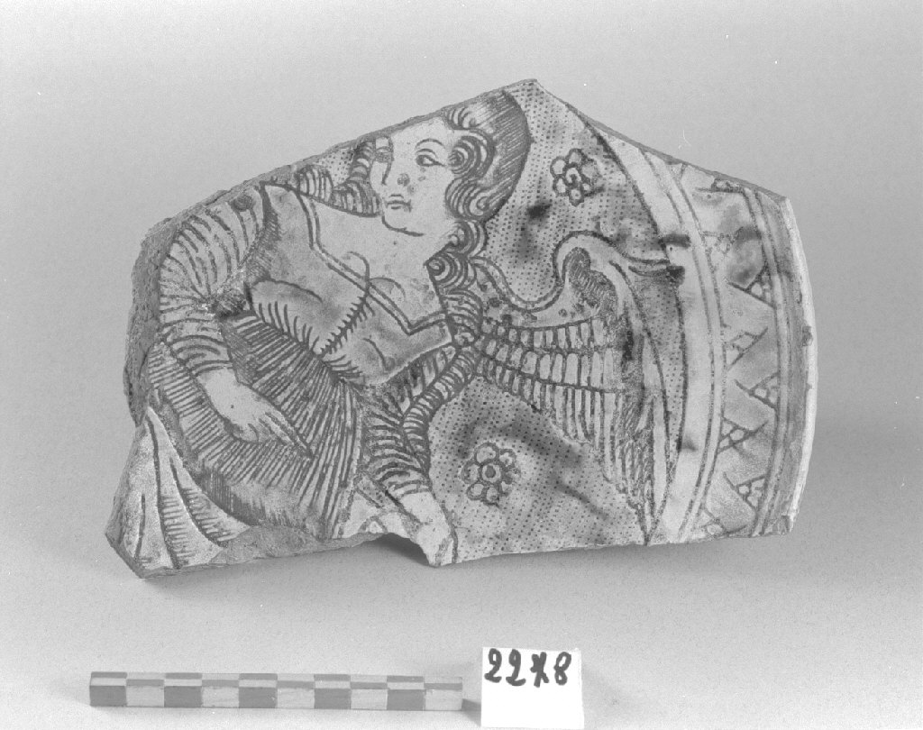 angelo (bacino, frammento) - produzione veneziana (secc. XV/ XVI)