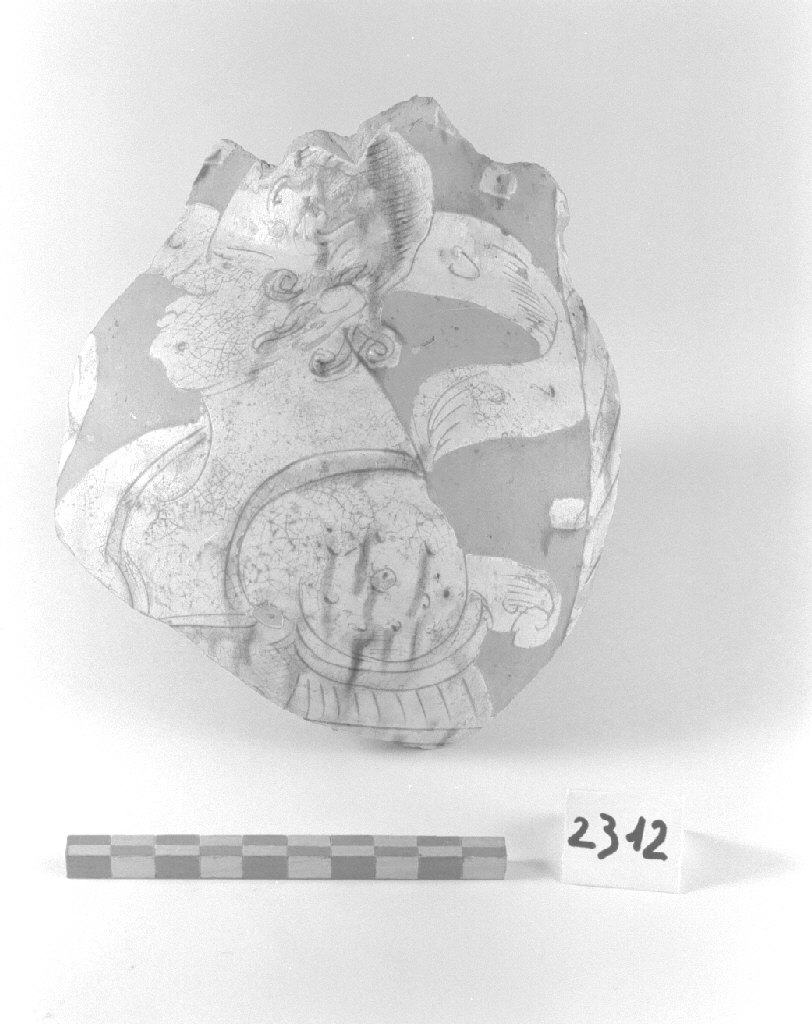 figura femminile (boccale, frammento) - produzione veneziana (seconda metà sec. XVI)