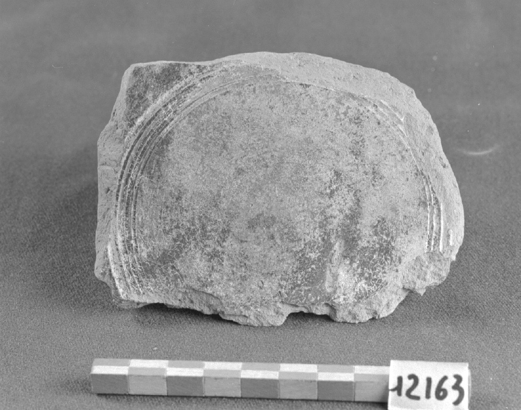 motivo decorativo (piatto, frammento) - produzione veneziana (sec. XIII)