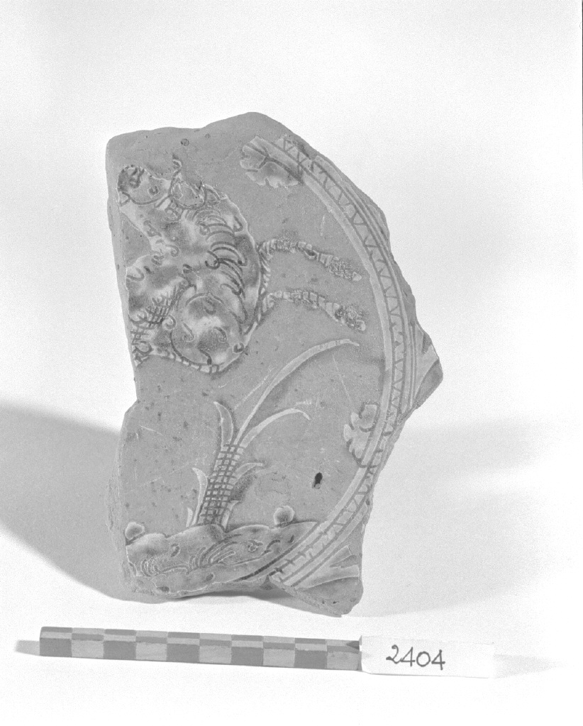 cavallo (piatto, frammento) - produzione veneziana (seconda metà sec. XVI)