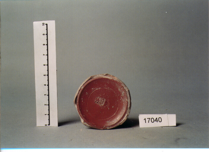 coppetta/ fondo (SECONDA META'- FINE Secc. I a.C./ I d.C)