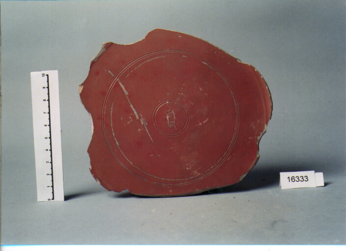 piatto/ forma parzialmente ricostruibile (SECONDA META'- FINE Secc. I a.C./ I d.C)