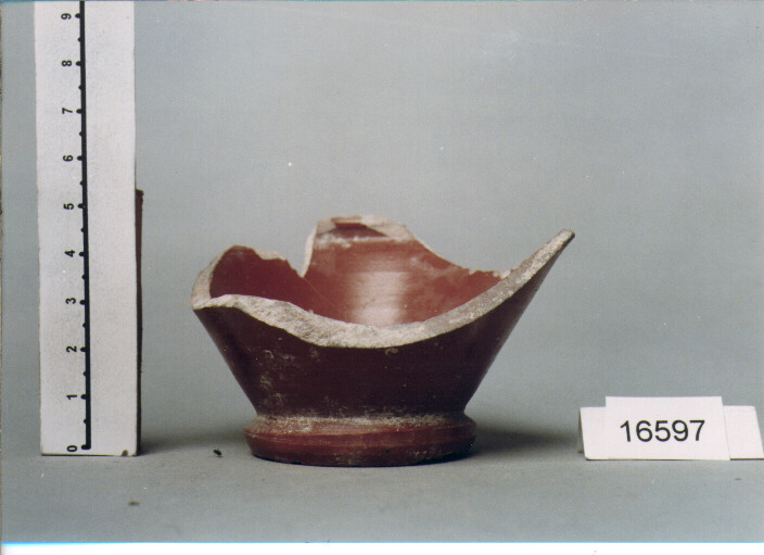 coppa/ forma parzialmente ricostruibile (secc. I a.C./ I d.C)