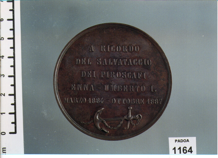 MEDAGLIA di FERREA PIETRO (SEC. XIX D.C)