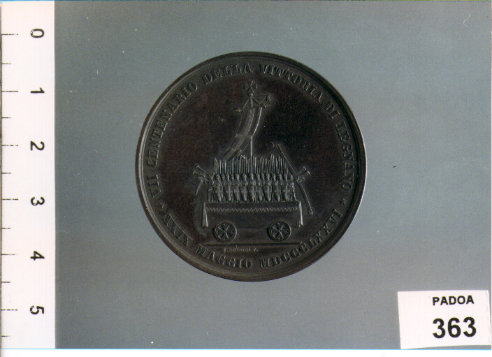 MEDAGLIA di BROGGI FRANCESCO (SEC. XIX D.C)