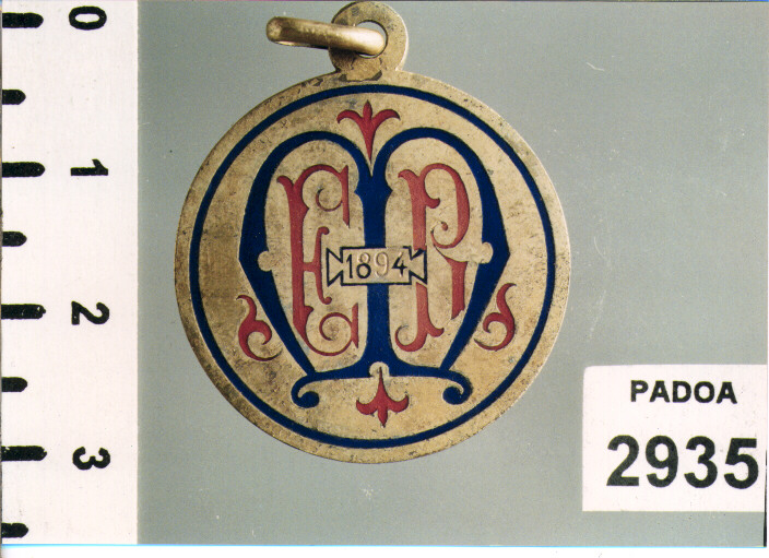 MEDAGLIETTA SMALTATA (SEC. XIX D.C)