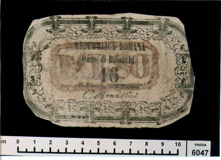 FALSO DI BUONO DI BAIOCCHI 16 (SEC. XIX D.C)