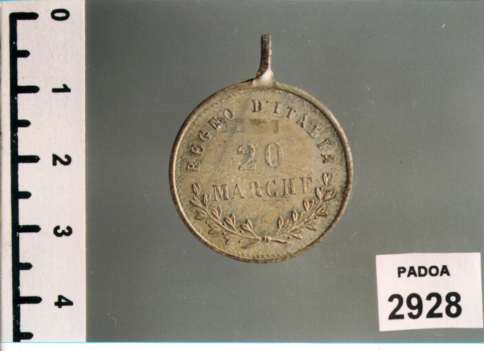 GETTONE DA 20 MARCHE (SEC. XIX D.C)