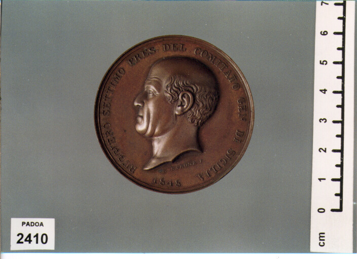 MEDAGLIA di BARONE G (SEC. XIX D.C)