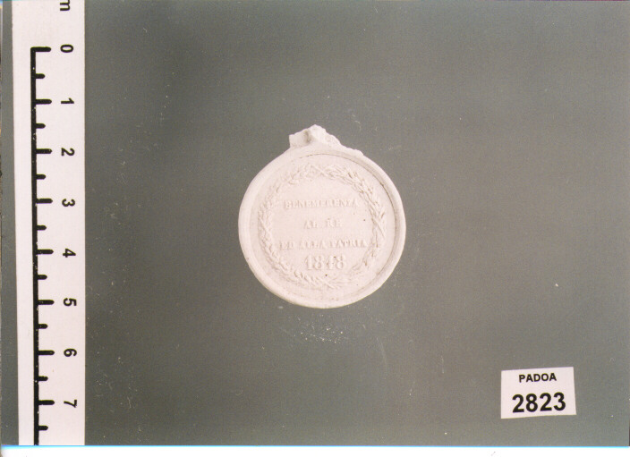 CALCO DI MEDAGLIA (SEC. XIX D.C)